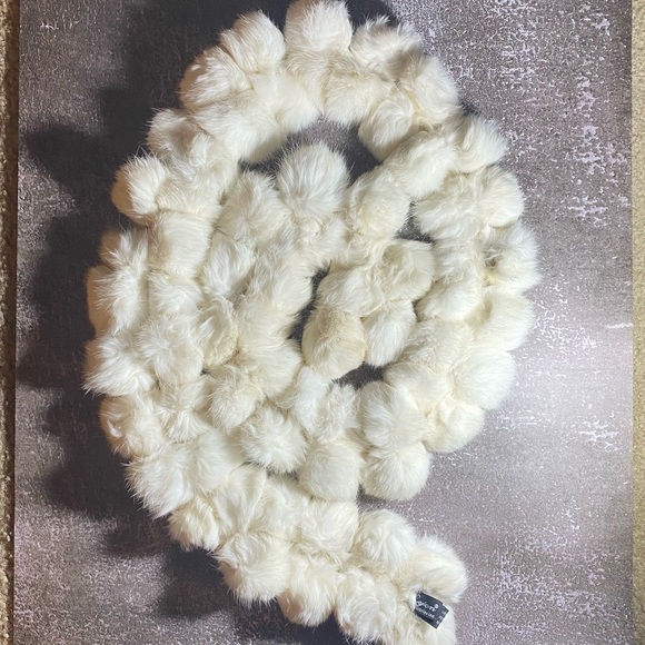 Cejon Genuine Rabbit Fur Scarf - Picture 2 of 4